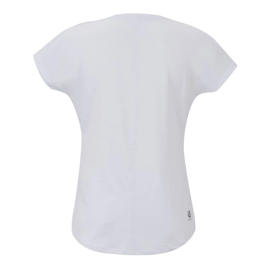 ⁦חולצה מנדפת Dare2B Vigilant Tee white נשים⁩ – תמונה ⁦7⁩