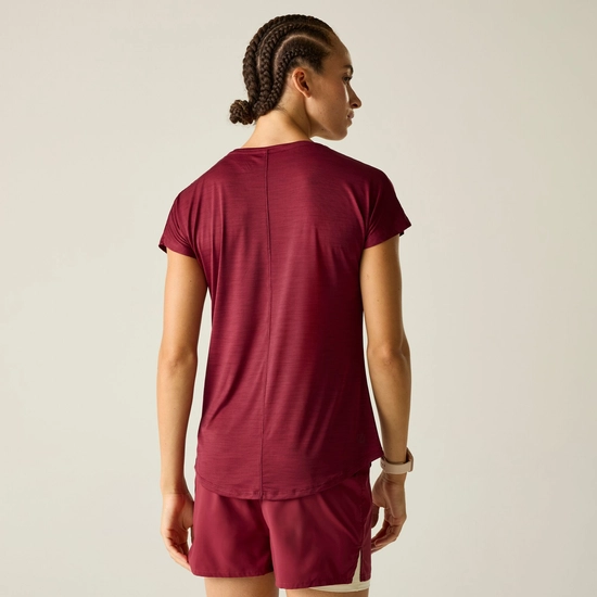 ⁦חולצה מנדפת Dare2B Vigilant Tee Tibetan Red נשים⁩ – תמונה ⁦2⁩