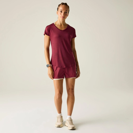 ⁦חולצה מנדפת Dare2B Vigilant Tee Tibetan Red נשים⁩ – תמונה ⁦3⁩