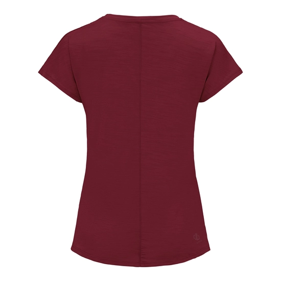 ⁦חולצה מנדפת Dare2B Vigilant Tee Tibetan Red נשים⁩ – תמונה ⁦7⁩