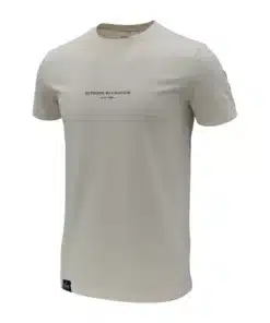 חולצה קצרה מודפסת Outdoor Leo בז'