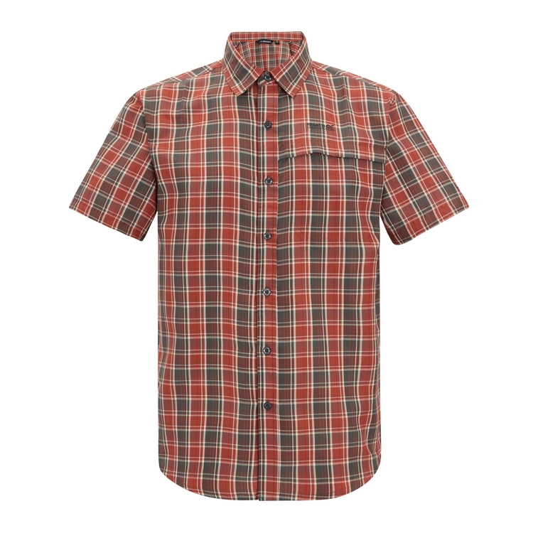 ⁦חולצת טיולים מכופתרת Regatta Mindano Red Storm Multi Cross Check גברים⁩ – תמונה ⁦5⁩
