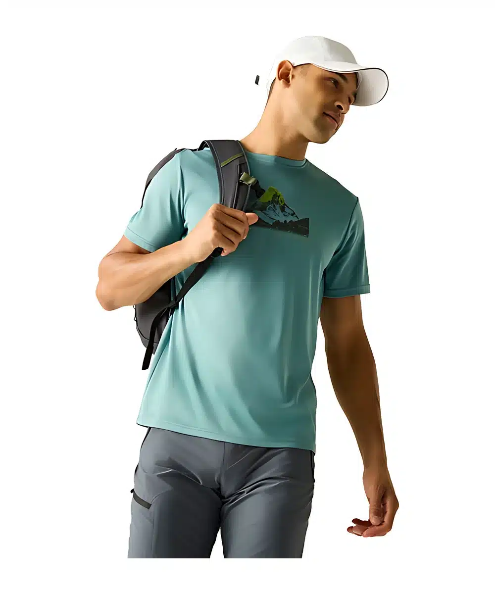 חולצה מנדפת Regatta Fingal Arctic Green גברים