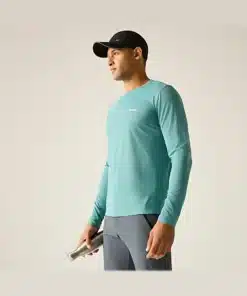 חולצה ארוכה מנדפת Regatta Mindo Arctic Green גברים