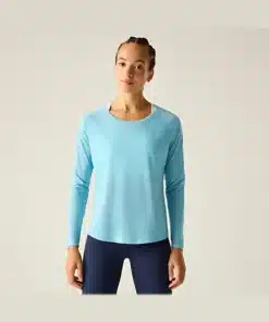 חולצה מנדפת שרוול ארוך Dare2B Nimble כחול נורדי נשים