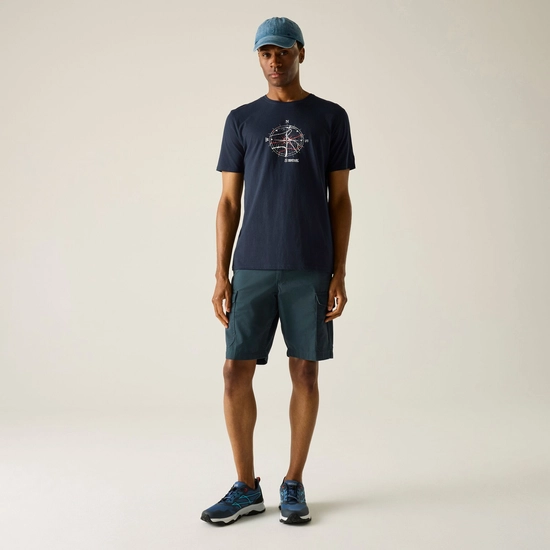 ⁦חולצה Regatta Cline IX כחול/מצפן⁩ – תמונה ⁦2⁩