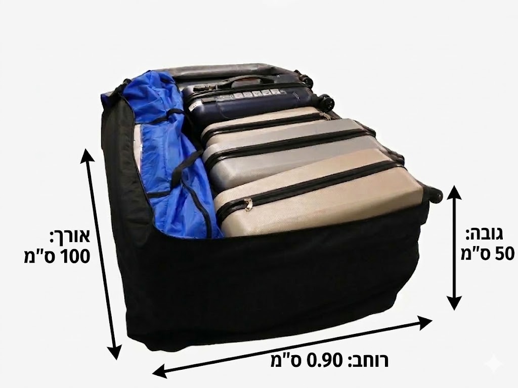 צ’ימיגג תיק לגג הרכב – 440 ליטר – תמונה 2