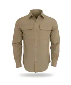 חולצה מכופתרת Go Nature Outback L/S חאקי גברים
