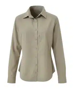 חולצה מכופתרת Go Nature Outback L/S חאקי נשים