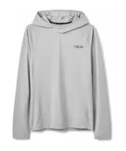 חולצה Rab Sonic Hooded Light Zinc גברים