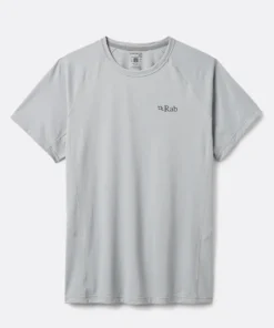 חולצה קצרה Rab Sonic Tee Light Zinc גברים