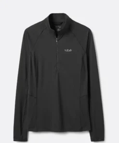 חולצה ארוכה Rab Sonic Zip Beluga נשים