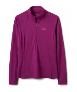 חולצה ארוכה Rab Sonic Zip Plum נשים