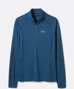 חולצה ארוכה Rab Sonic Zip Tempest Blue נשים