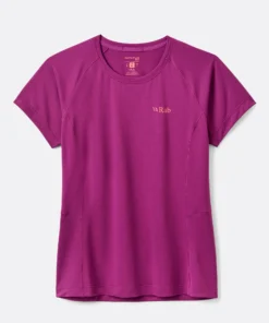 חולצה קצרה Rab Sonic Tee Plum נשים