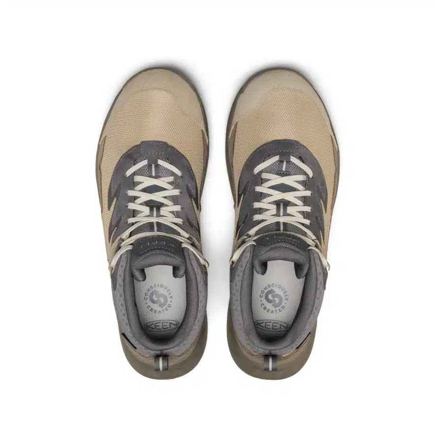נעל Keen Hightrail Mid בז' אפור גברים – תמונה 5