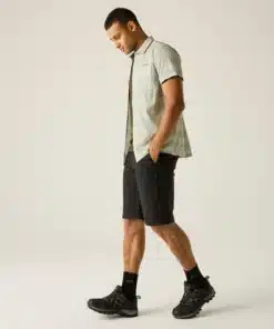 ⁦חולצת טיולים מכופתרת Regatta Travel Light Sage Check⁩ – תמונה ⁦2⁩