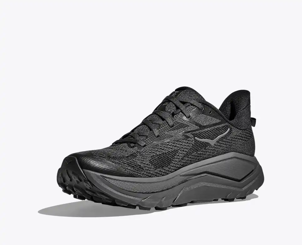 נעל Hoka Challenger 8 Wide שחור/שחור אורביט – תמונה 4