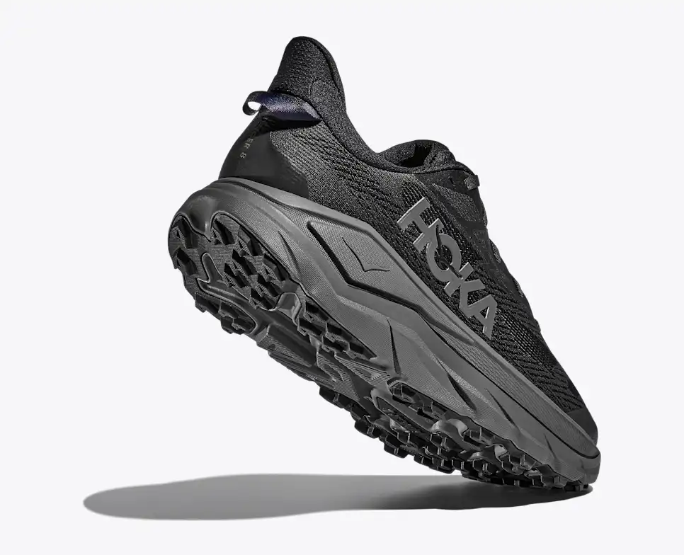 נעל Hoka Challenger 8 Wide שחור/שחור אורביט – תמונה 3