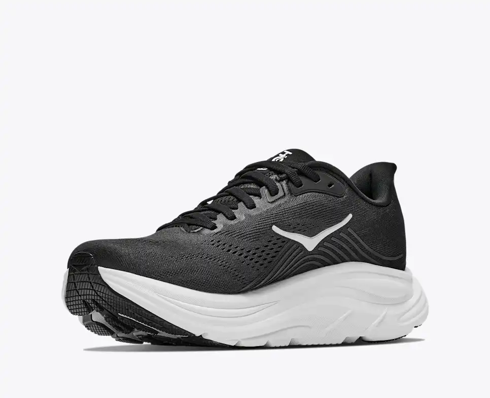 נעל ריצה Hoka Clifton 11 Wide שחור/לבן גברים – תמונה 5