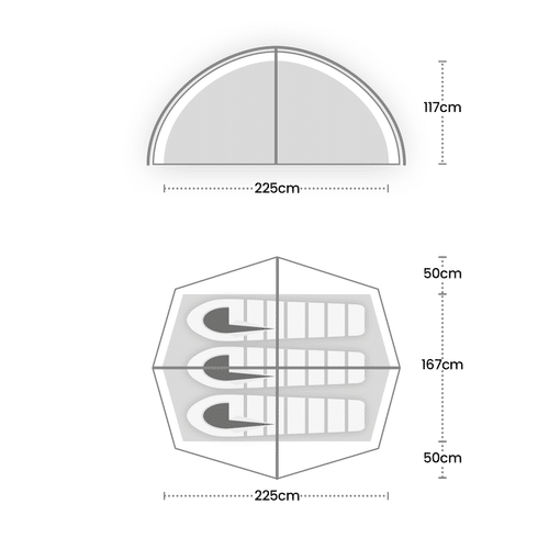 אוהל Terra Nova Helm Elite 3 – תמונה 3