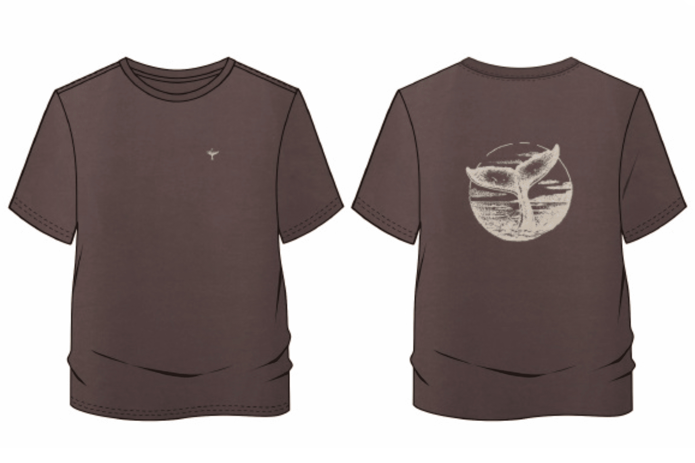 חולצה Nord Blue Print Cotton Jack חום