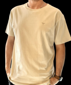חולצה Nord Blue Print Cotton Jack אבן