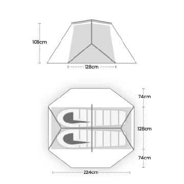 אוהל Terra Nova Solar Horizon 2 ירוק – תמונה 9