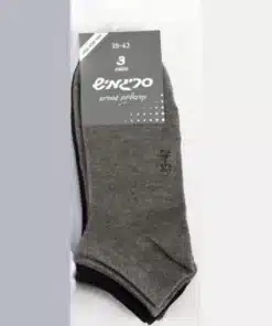 3 זוגות קרסוליות גברים מעורב צבעים סריגמיש