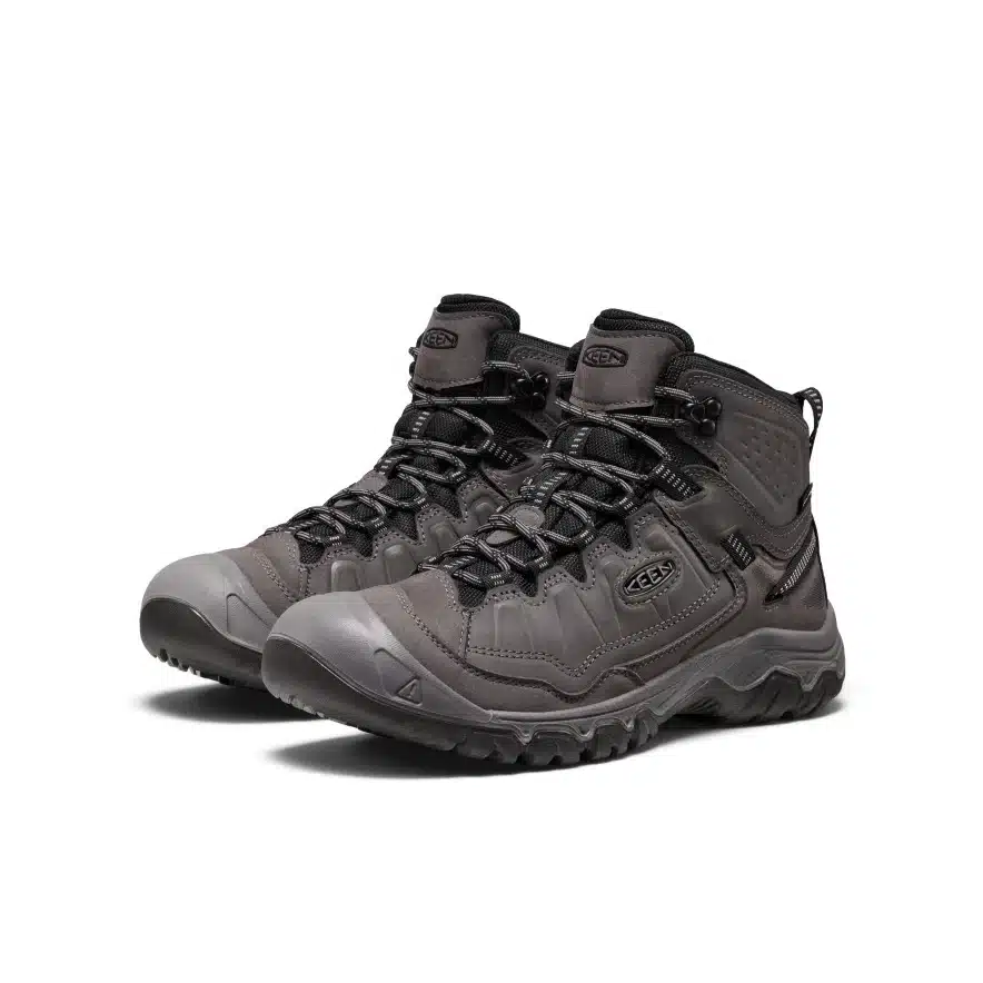 נעלי טיולים Keen Targhee IV Mid אפור כהה גברים – תמונה 4