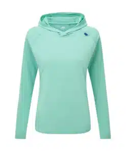 חולצה ארוכה עם קפוצ’ון Mountain Equipment Glace Hoody Aqua נשים