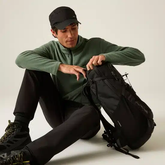 ⁦מיקרופליז Regatta Thompson Dark Forest Green גברים⁩ – תמונה ⁦2⁩