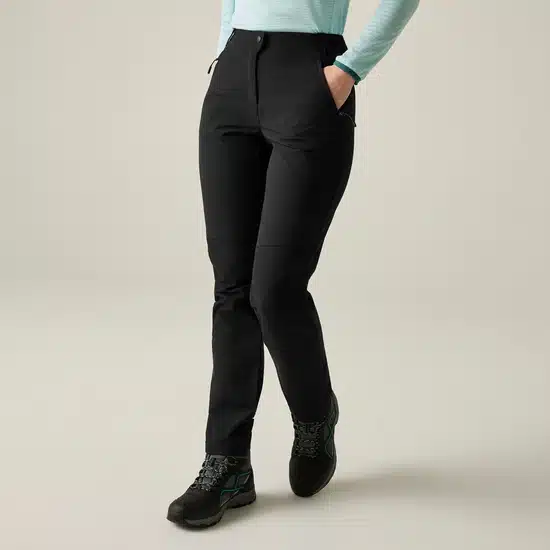 מכנס סופטשל Regatta Questra Black נשים – תמונה 5