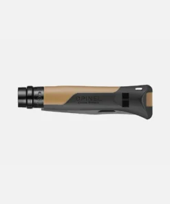 ⁦סכין שטח Opinel 08 חום-שחור להב מושחר⁩ – תמונה ⁦3⁩