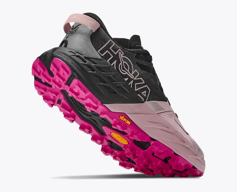נעל Hoka Speedgoat 7 Wide שחור/ורוד אופל נשים – תמונה 3