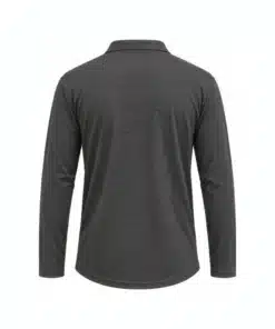 חולצת פולו ארוכה Go Nature Peak אפור גברים – תמונה 4