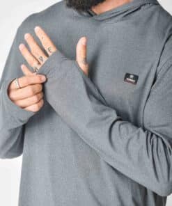 חולצה קפוצ'ון Redback Tarkine Long Sleeve אפור