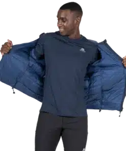 מעיל פוך Mountain Equipment Senja כחול גברים – תמונה 4