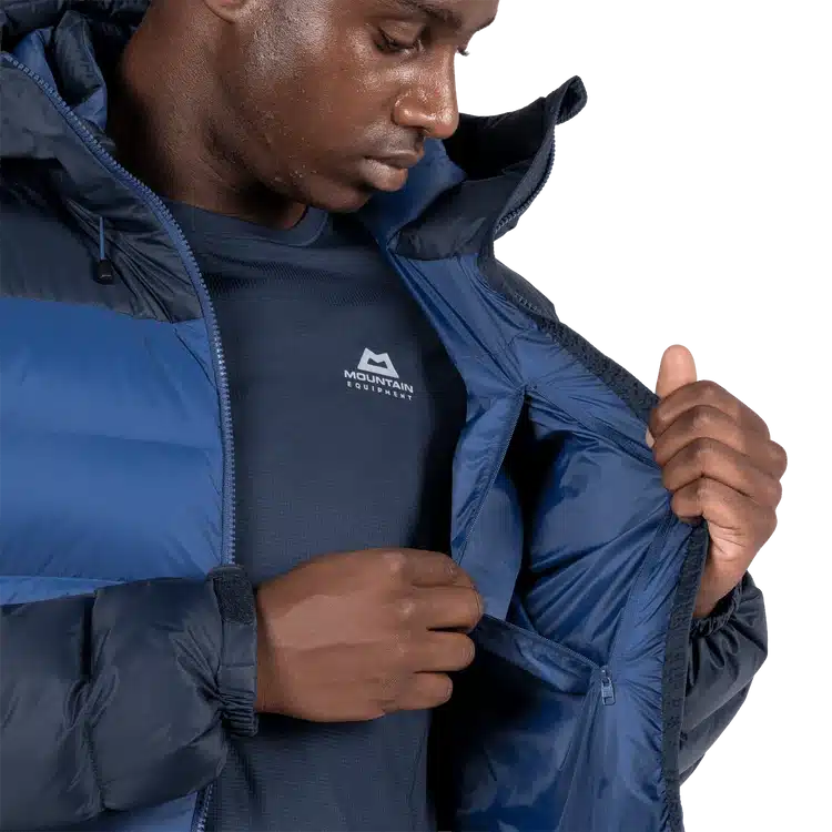 מעיל פוך Mountain Equipment Senja כחול גברים – תמונה 7