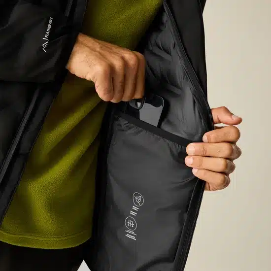 מעיל Regatta Astrel שחור גברים – תמונה 9