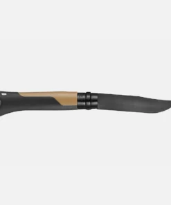 ⁦סכין שטח Opinel 08 חום-שחור להב מושחר⁩ – תמונה ⁦2⁩