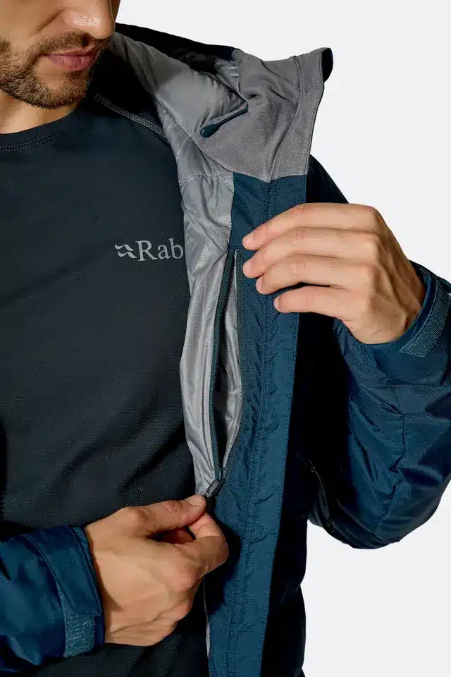 מעיל Rab Infinity Windstopper Hoody Black גברים – תמונה 3