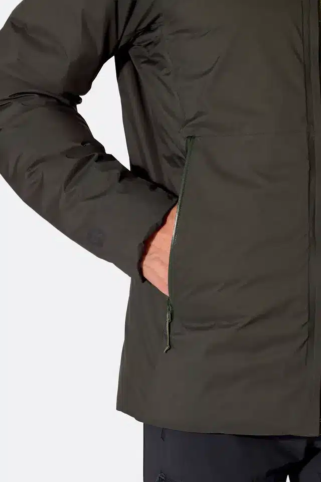 מעיל פוך Rab Microlight Shield Black גברים – תמונה 2