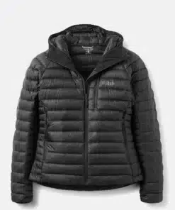 מעיל פוך Rab Microlight Alpine Black נשים